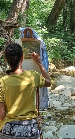 Corso di paesaggio ad olio