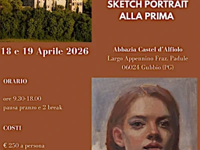 Corso di ritratto alla prima a Gubbio